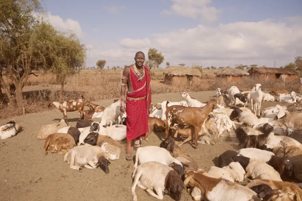 A Kenyan business owner